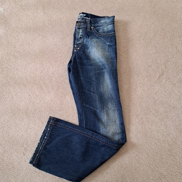 Parasuco Jeans Men's 29 Blue Fade Dark Wash Denim 29W x 32L Vintage - Picture 14 of 16